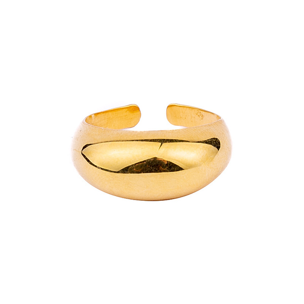 Χειροποίητο Δαχτυλίδι από Επιχρυσωμένο Ασήμι 925 Phoebe Gold - επιχρυσωμένα, ασήμι 925, γεωμετρικά σχέδια, minimal, αυξομειούμενα