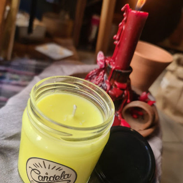 κερί σε βαζάκι (ylang ylang) - αρωματικά κεριά - 4