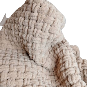 Κουβέρτα Alize Puffy βελούδινη κουβέρτα Πλεκτή στο χέρι Νεογέννητη κουβέρτα Μαλακή κουβέρτα μαλακό καρό - κουβέρτες