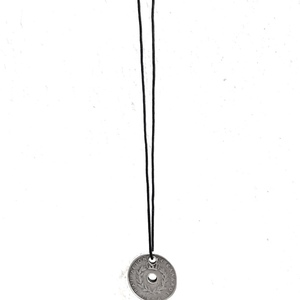 Κολιέ με δραχμή - vintage, κολιέ, unisex, layering, ανδρικά μενταγιόν - 2