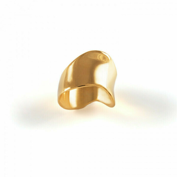 Δαχτυλίδι από επιχρυσωμένο ασήμι Αφθονία - ασήμι, επιχρυσωμένα, σταθερά, για γάμο, μεγάλα - 2