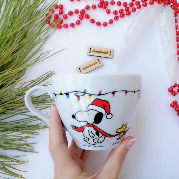 Κούπα Merry Christmas - πορσελάνη, merry christmas, χριστουγεννιάτικα δώρα, κούπες & φλυτζάνια