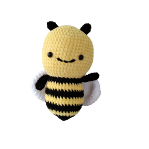 Χνουδωτή χειροποίητη μέλισσα - λούτρινα
