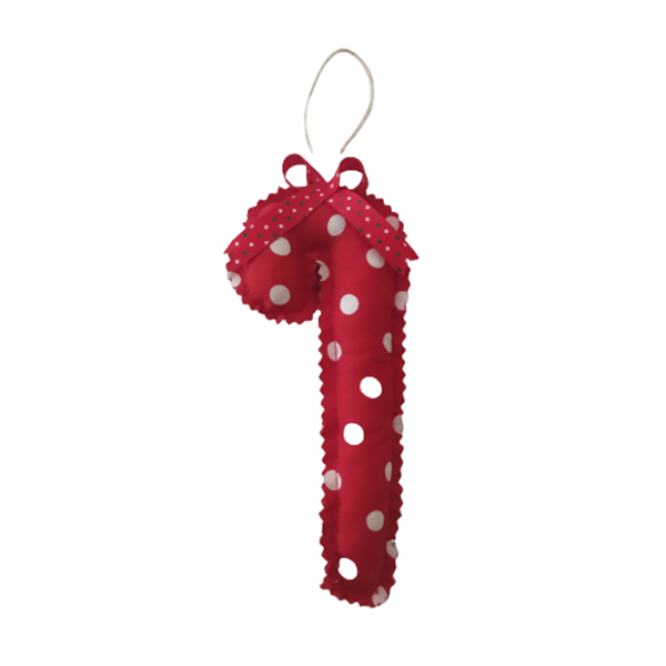Υφασμάτινα χριστουγεννιάτικα στολίδια candy cane κόκκινα 17εκ. - χειροποίητα δώρα - ύφασμα, χριστουγεννιάτικα δώρα, candy, στολίδια - 4