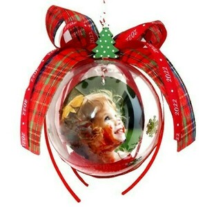 Χριστουγεννιάτικη προσωποποιημένη μπάλα (10 εκ διάμετρος) - όνομα - μονόγραμμα, χειροποίητα, στολίδια, προσωποποιημένα, μπάλες
