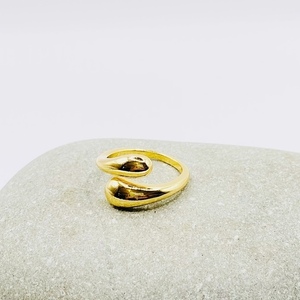 Δαχτυλίδι ασήμι 925- Alternative golden - μεγάλα, αυξομειούμενα, επιχρυσωμένα, ασήμι 925, ασήμι