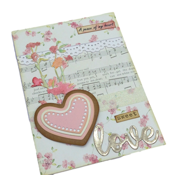 Ευχετήρια Κάρτα Αγ. Βαλεντίνου - Sweet Heart - καρδιά, romantic, κάρτα ευχών, αγ. βαλεντίνου, ευχετήριες κάρτες