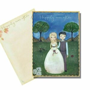 και έζησαν αυτοί καλά ... ,κάρτα για ευχές γάμου - γάμος, γενική χρήση, ευχετήριες κάρτες - 2