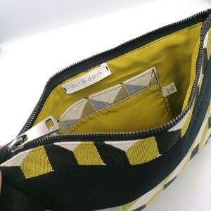 Τσάντα υφασμάτινη φάκελος (clutch bag) 29 x 21cm - ύφασμα, φάκελοι, clutch, all day, χειρός - 5