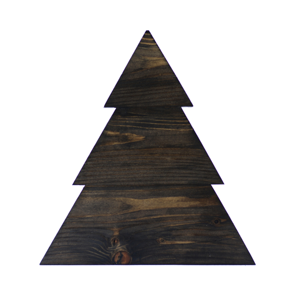 Καφέ ξύλινο χριστουγεννιάτικο δέντρο - ξύλο, διακοσμητικά, χριστούγεννα, χριστουγεννιάτικα δώρα, δέντρο