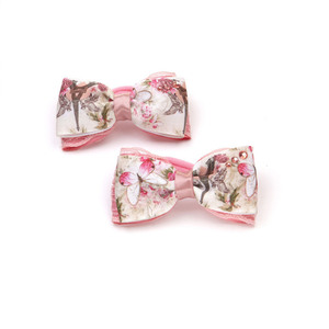 pink vintage bow - αξεσουάρ μαλλιών