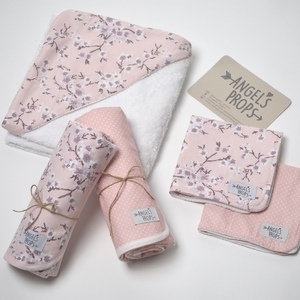 Newborn Box - Σετ νεογέννητου 10 τεμαχίων - "Sweet Pink" - κορίτσι, δώρα για βάπτιση, βρεφικά, προίκα μωρού, σετ δώρου - 3
