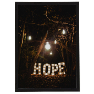 Καδράκι Hope 21x30cm - πίνακες & κάδρα, αφίσες