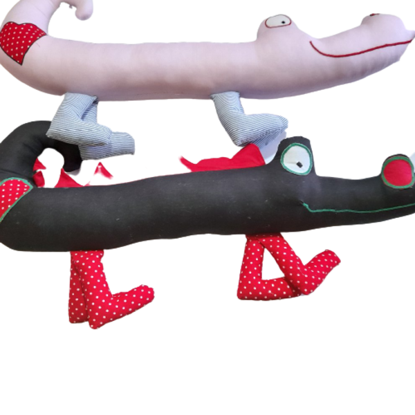 κορκόδειλος παιχνίδι μαξιλάρι αγκαλιάς, 80cm - βαμβάκι, μαξιλάρια