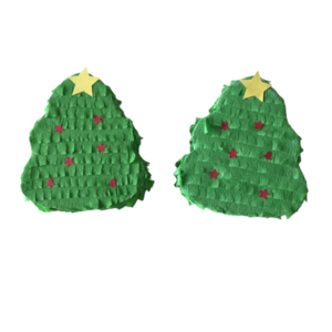 Χριστουγεννιάτικο δέντρο μίνι πινιάτα ύψος 13 εκ - πινιάτες, αναμνηστικά, χριστουγεννιάτικα δώρα, στολισμός τραπεζιού