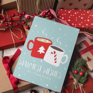 Χριστουγεννιάτικη κάρτα με ευχές - κάρτα ευχών, κάρτες, ευχετήριες κάρτες - 2