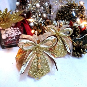 Γούρι 2024 αρωματικό κερί ρόδι μεγάλο χάλκινο-χρυσό 8.5*7.5cm - γούρι, ρόδι, χριστουγεννιάτικα δώρα, γούρια, πρωτοχρονιά, κεριά & κηροπήγια - 2