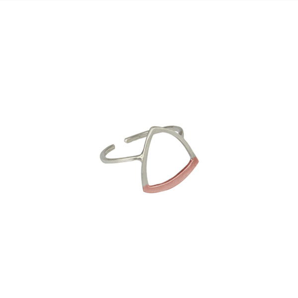 Δαχτυλίδι "Thread" - ασήμι 925, επάργυρα, γεωμετρικά σχέδια, αυξομειούμενα - 3