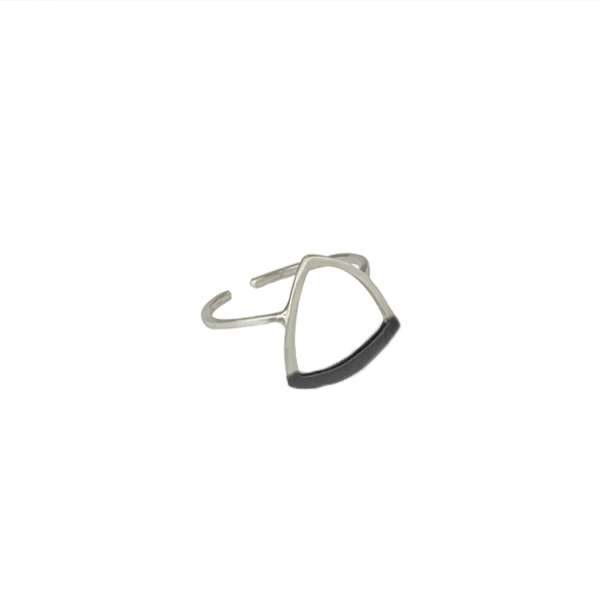 Δαχτυλίδι "Thread" - ασήμι 925, επάργυρα, γεωμετρικά σχέδια, αυξομειούμενα - 4