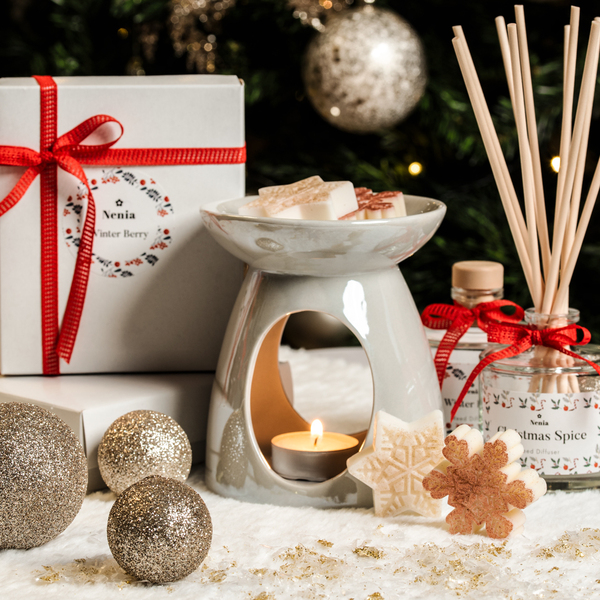*LIMITED EDITION* Christmas Wax melts *Christmas Spice* (4τμχ-60gr) - αρωματικά κεριά, χριστουγεννιάτικα δώρα, αρωματικό χώρου, κεριά & κηροπήγια, waxmelts - 4