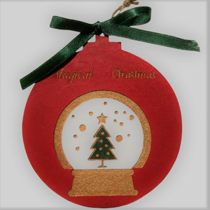 Χριστουγεννιάτικα στολίδια, ξύλινες χρωματιστές χειροποίητες μπάλες - ξύλο, στολίδια, μπάλες - 3