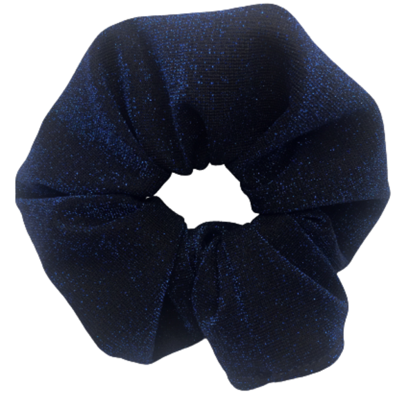Σετ ''midnight stardust'' στέκα και λαστιχάκι ( scrunchie) για τα μαλλιά - στέκες, λαστιχάκι, για τα μαλλιά, χριστουγεννιάτικο, γκλίτερ - 5