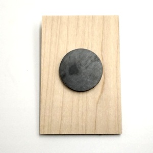 Μαγνητάκι ξύλινο με βότσαλα, κούνια (5,5×8,5cm) - ξύλο, δώρα γενεθλίων, ιδεά για δώρο, μαγνητάκια ψυγείου - 3