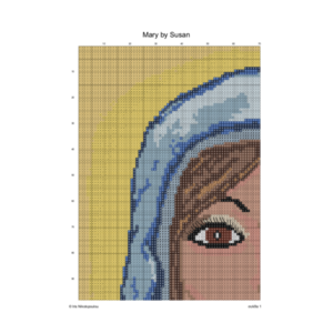 PDF (εκτυπώσιμο) σχέδιο για κέντημα "Mary by Susan" - DIY - 2