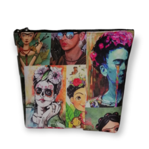 Νεσεσέρ παραλληλογραμμο Frida Kahlo 22*20 - καλλυντικών, ταξιδίου, δώρα για γυναίκες, δώρα για δασκάλες