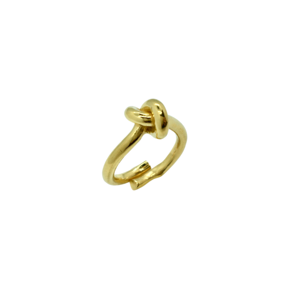 Ασημένιο χειροποίητο δαχτυλίδι κόμπος - ασήμι 925, βεράκια, boho, αυξομειούμενα