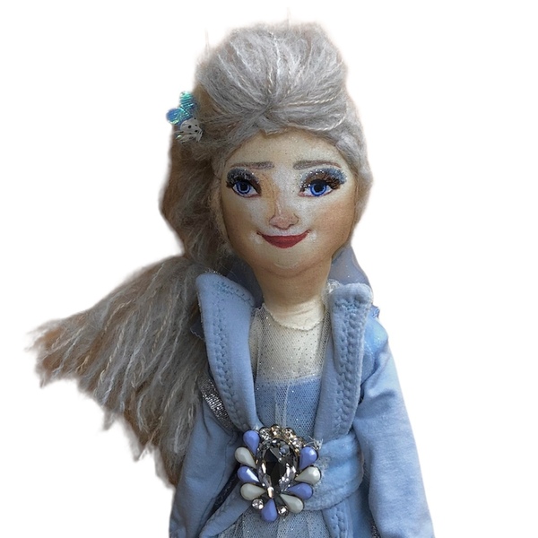 Πάνινη Κούκλα πριγκίπισσα ύψος 50εκατ.(συλλεκτική) - κουκλίτσα, παιχνίδια, πριγκίπισσα, χριστουγεννιάτικο - 2