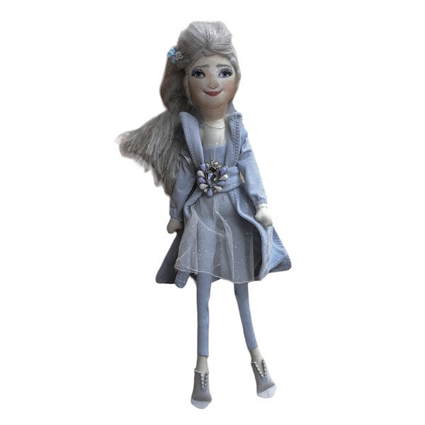 Πάνινη Κούκλα πριγκίπισσα ύψος 50εκατ.(συλλεκτική) - κουκλίτσα, παιχνίδια, πριγκίπισσα, χριστουγεννιάτικο - 4
