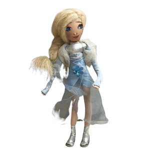 Κούκλα πριγκίπισσα χιονιού 35cm ύψος ,από ζέρσευ ύφασμα . - κουκλίτσα, παιχνίδια, πριγκίπισσα