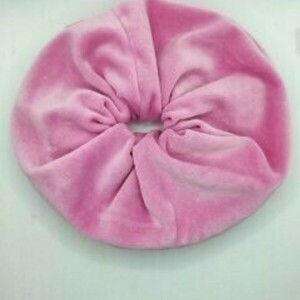 Giant Scrunchie Pink Velour - λαστιχάκια μαλλιών