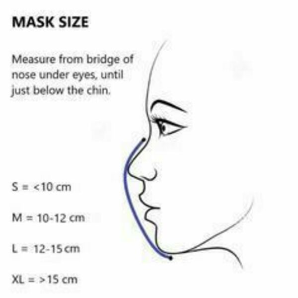 Γυναικεία μάσκα προστασίας προσώπου 3D χειροποίητη με βαμβακερό ύφασμα με γεωμετρικά σχέδια - ύφασμα, βαμβάκι, γυναικεία, χειροποίητα, μάσκες προσώπου - 4