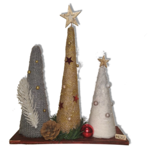Διακοσμητικά χριστουγεννιάτικα δεντράκια - ξύλο, δώρο, χριστουγεννιάτικο, διακοσμητικά, δέντρο
