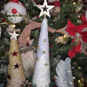 Διακοσμητικά χριστουγεννιάτικα δεντράκια - ξύλο, δώρο, χριστουγεννιάτικο, διακοσμητικά, δέντρο - 4
