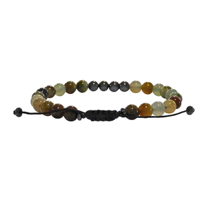 Ανδρικό βραχιόλι Jade colours - hematite - ημιπολύτιμες πέτρες, βραχιόλια, δώρα για άντρες - 3