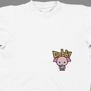 Βαμβακερό μπλουζάκι με κεντητό σχέδιο Harry Potter Dobby - βαμβάκι, κεντητά