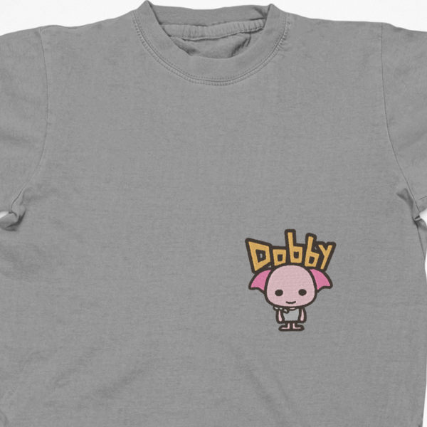 Βαμβακερό μπλουζάκι με κεντητό σχέδιο Harry Potter Dobby - βαμβάκι, κεντητά - 2