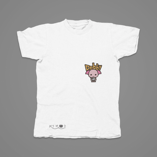 Βαμβακερό μπλουζάκι με κεντητό σχέδιο Harry Potter Dobby - βαμβάκι, κεντητά - 4