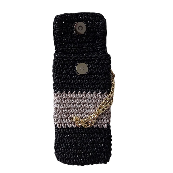 Black glitter θήκη κινητά - θήκες, πλεκτές τσάντες