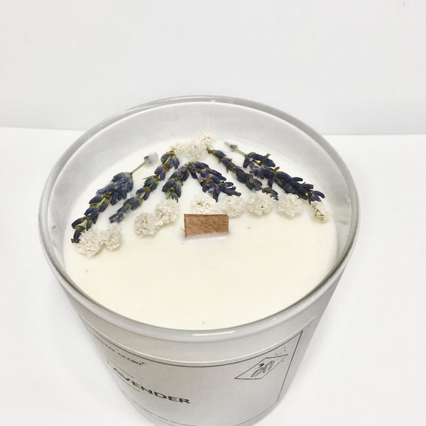 Lavender - Αρωματικό κερί σόγιας - 260γρ - κερί, αρωματικά κεριά, κερί σόγιας - 2