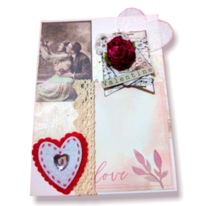 Κάρτα Αγάπης Vintage για ζευγάρια - γάμος, επέτειος, γενική χρήση, αγ. βαλεντίνου, ευχετήριες κάρτες