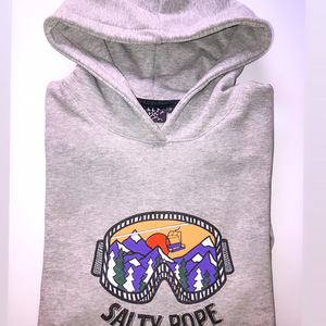 Grey Salty Mountain hoodie