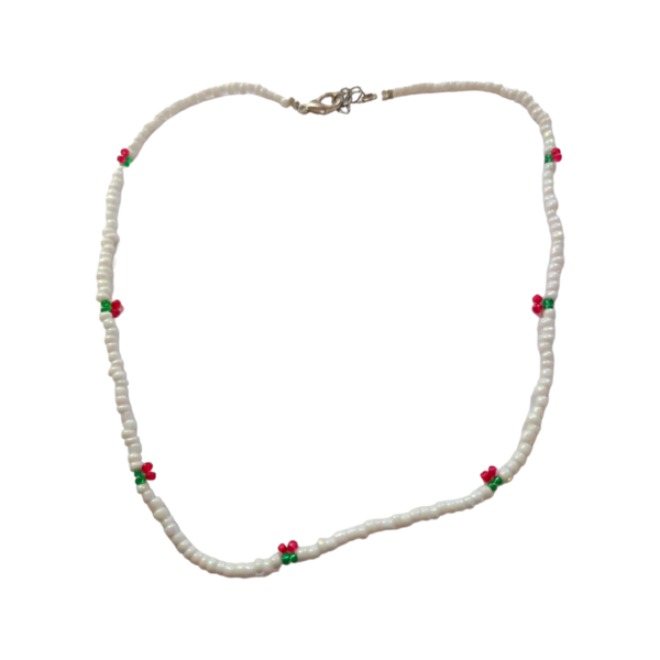 Red cherry's - ημιπολύτιμες πέτρες, charms, επάργυρα, ατσάλι, πέρλες