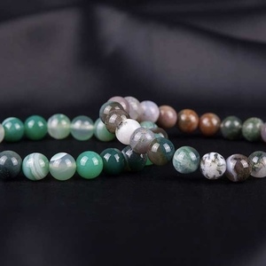 SET OF 2 BRACELETS AHAT GREEN AND INDIANA - ημιπολύτιμες πέτρες, γυναικεία, χάντρες, χεριού, φθηνά