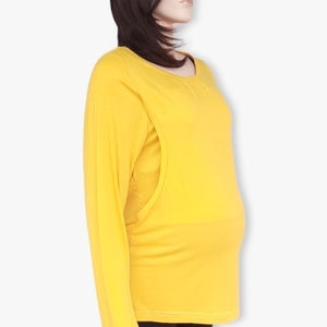 Γυναικεία μπλούζα εγκυμοσύνης - θηλασμού σε πολλά χρώματα - συνθετικό, μακρυμάνικες - 2