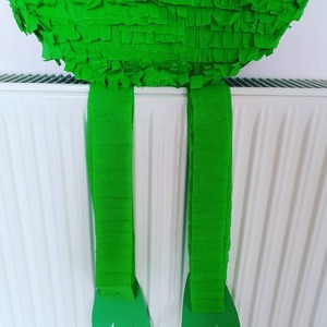 Πινιάτα βάτραχος σε πράσινο χρώμα 55εκ ύψος - αγόρι, πινιάτες, ζωάκια - 4