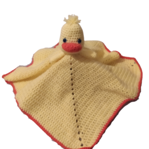 Mr. Taylor Duck Security Blanket - 50 cm διάμετρος - δώρα για βάπτιση, δώρα γενεθλίων, δώρο γέννησης, κουβέρτες